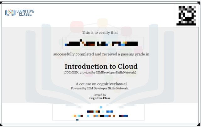 Free Cloud Computing Certification from IBM: Introduction to Cloud
